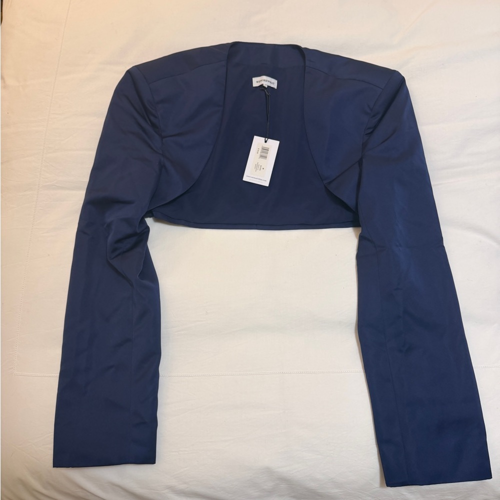 WeWoreWhat Navy Bolero Jacket